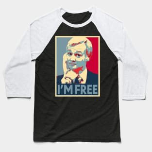 Are You Being Served - I'm Free Baseball T-Shirt